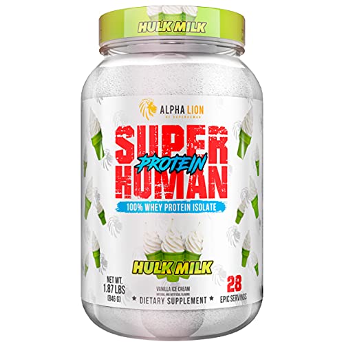 ALPHA LION Superhuman Whey Protein Powder, Great Tasting Pure Whey Protein Isolate ALPHA LION uk supplements