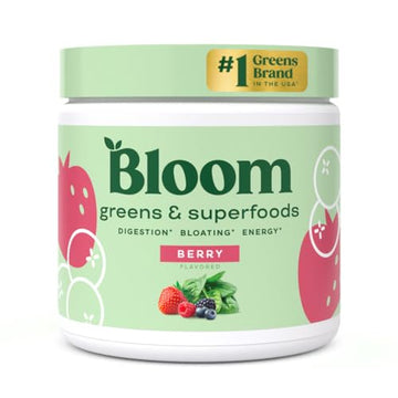Bloom Nutrition Super Greens Powder Smoothie & Juice Mix (Berry) Bloom Nutrition uk supplements