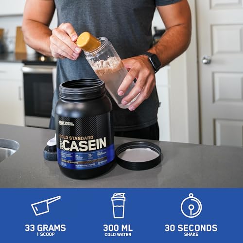 Optimum Nutrition Gold Standard 100% Casein Slow Digesting Protein Powder with Zinc Optimum Nutrition uk supplements