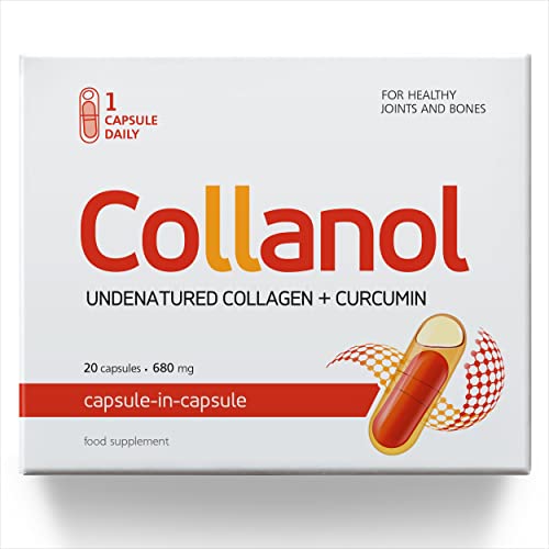 Collanol - Innovation in The Care of Healthy Joints - Liquid Formula in a Double Capsule 3D Collagen Collanol uk supplements