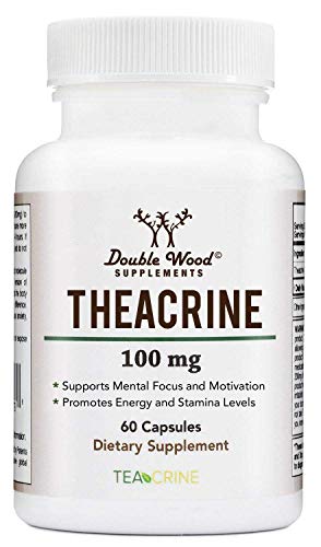 Theacrine (Teacrine) 100 Mg, 60 Capsules - Energy and Focus Supplement (Similar to Caffe Double Wood Supplements uk supplements