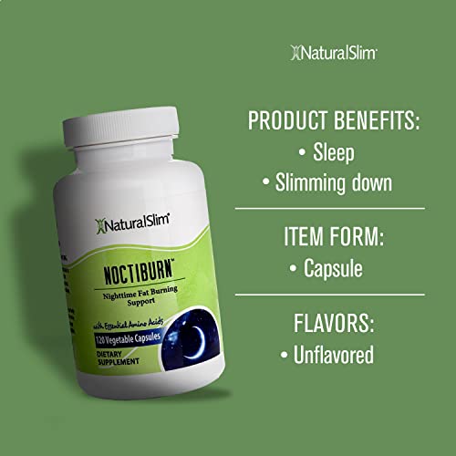 NaturalSlim NoctiBurn Night Fat Burning Support & Metabolism Support Supplements with Essentials NaturalSlim uk supplements