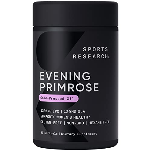 Sports Research Evening Primrose Supplement from Cold Pressed Oil Sports Research uk supplements