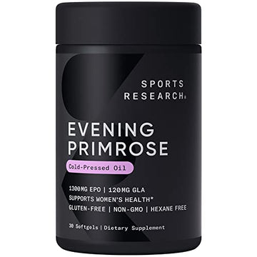 Sports Research Evening Primrose Supplement from Cold Pressed Oil Sports Research uk supplements