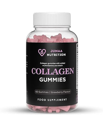 Halal Collagen & Multivitamin Gummies | Type 1 & 3 | 550mg Marine Collagen | 1 Month Supply Jumaa Nutrition uk supplements