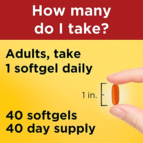 Nature Made CoQ10 400mg, Dietary Supplement for Heart Health Support, 40 Softgels Nature Made uk supplements