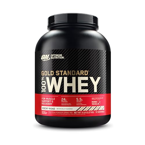 Optimum Nutrition Gold Standard 100% Whey Protein Powder, Rocky Road, 5 Pound Optimum Nutrition uk supplements