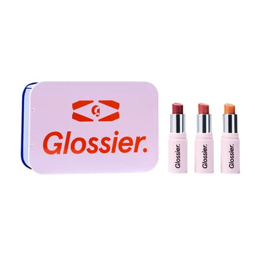 Glossier Mini Ultralip Trio Holiday Gift Set: Pony+, Villa+, Trophy – High-Shine Hydrating Lipstick Minis 0.16 oz Glossier uk supplements
