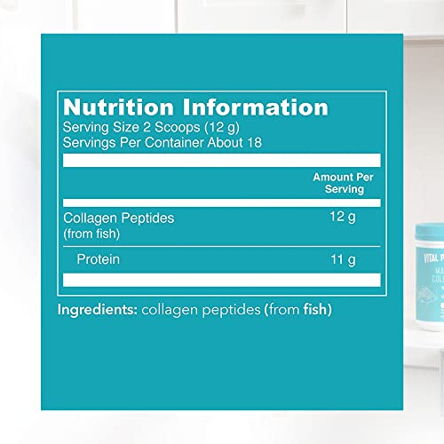 Vital Proteins Marine Collagen Peptides Powder Supplement - Hydrolyzed Collagen - 221g Canister VITAL PROTEINS uk supplements