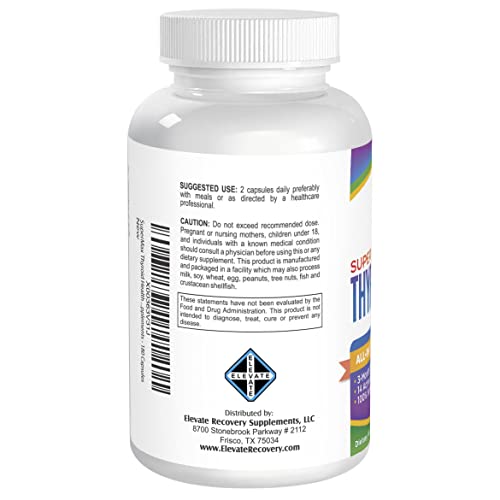 3-Month Thyroid Support Supplement (All-in-1 Formula) with 14 Active Ingredients Elevate Recovery Supplements uk supplements