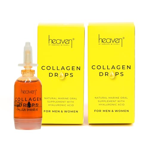 Heaven Collagen Drops Oral & Topical Liquid Collagen Supplements for Women & Men Heaven by Deborah Mitchell uk supplements