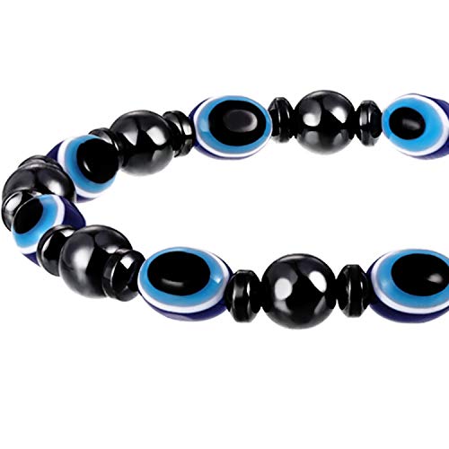 Hicarer 10 Pieces Magnetic Hematite Bracelets for Men Women Magnetic Bracelet Rock Hicarer uk supplements