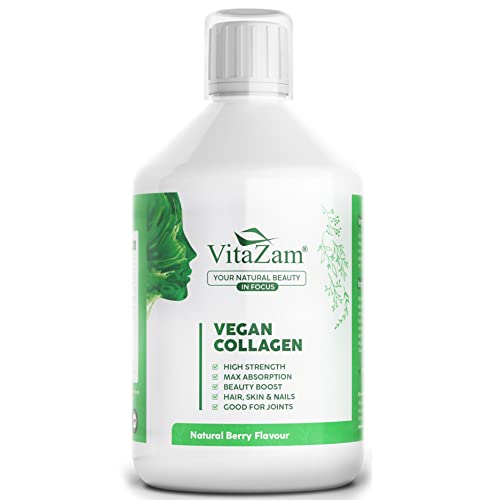 VitaZam Vegan Collagen Liquid 5000mg Hydrolyzed Collagen Peptides for Women VitaZam uk supplements