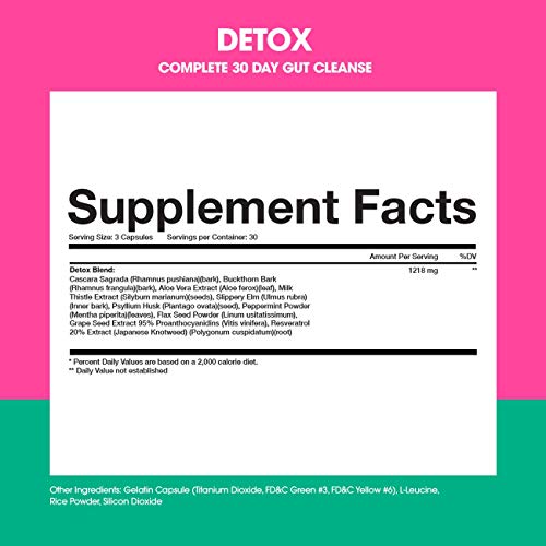 Obvi Detox, Flush Out and Eliminate Toxins, Support Weight Loss, Cleanse Colon, Packed Obvi uk supplements