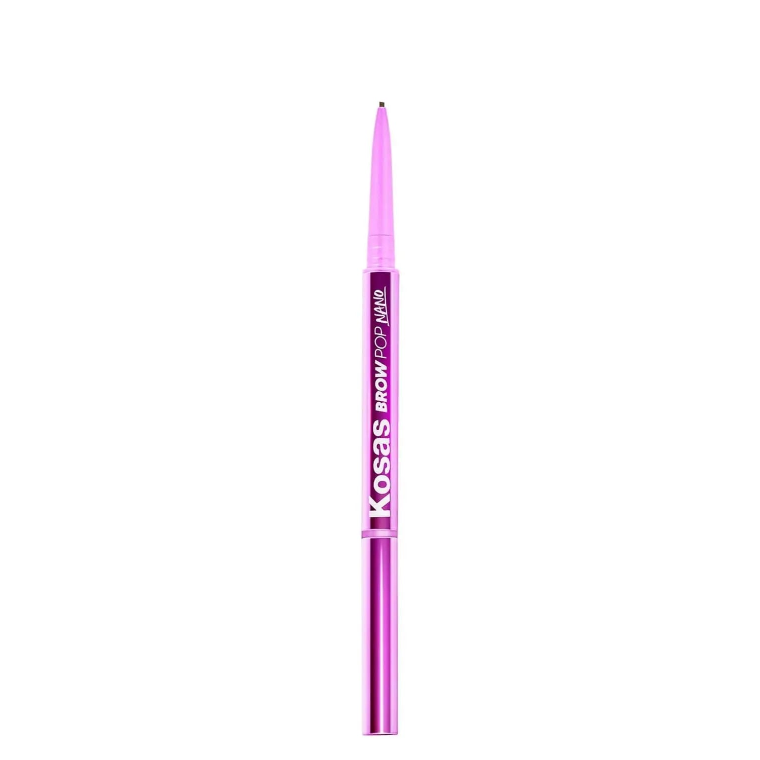 Kosas Brow Pop Nano Eyebrow Pencil – Ultra-Fine 1mm Micro Brow Pencil with Spoolie, Medium Brown Kosas uk supplements