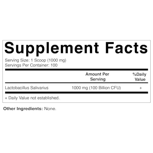 Vitamatic Lactobacillus Salivarius Probiotic Powder - Digestive Support - 100 Gram Vitamatic uk supplements