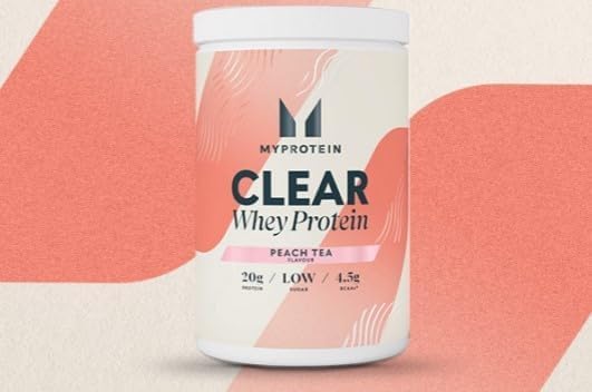 Myprotein Clear Whey Isolate Protein Powder - Peach Tea - 488g - 20 Servings Myprotein uk supplements