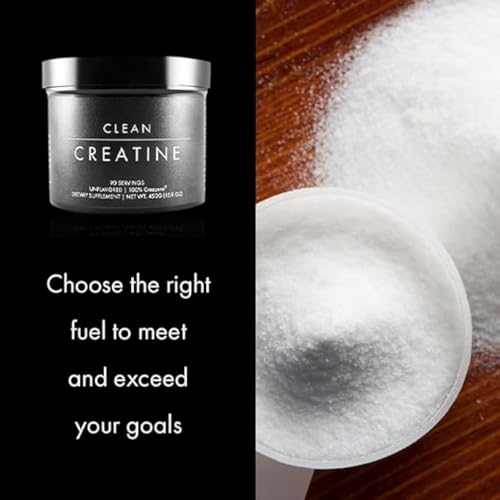 Clean Creatine - 100% Creapure® Creatine Monohydrate Powder for Muscle Growth CLEAN uk supplements