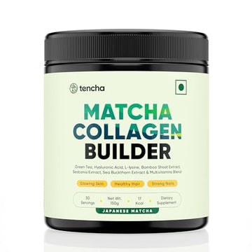 Collagen Supplements for Women & Men, 30 Servings, 150 GM | 100% Vegan Collagen Powder Tencha uk supplements