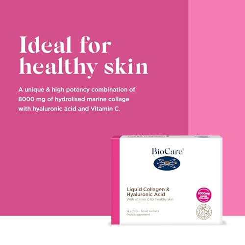 BioCare - Liquid Collagen & Hyaluronic Acid - 14 x 15 ml sachets BIOCARE uk supplements