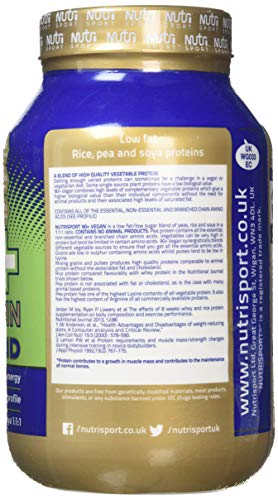 Nutrisport Aspartame Free 90 Plus Vegan Strawberry Protein Powder, 908 g Nutrisport uk supplements