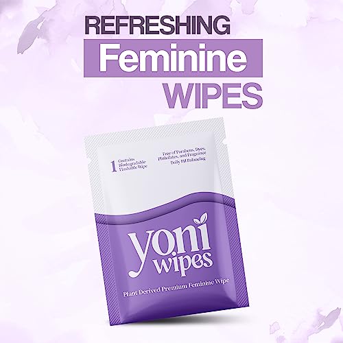 Yoni Wipes - 30 Count Biodegradable & Flushable Feminine Wipes, pH-Balanced, Aloe Vera & Vitamin E Yoni Wipes uk supplements