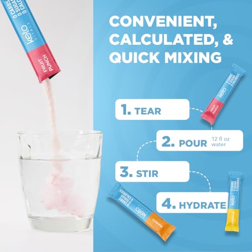 Keto Vitals Original Electrolytes Powder Packets | Keto Friendly Electrolyte Travel Packets Keto Vitals uk supplements