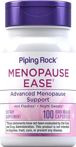 Menopause Supplement for Women | 100 Capsules | Advanced Support Formula | for Night Piping Rock uk supplements