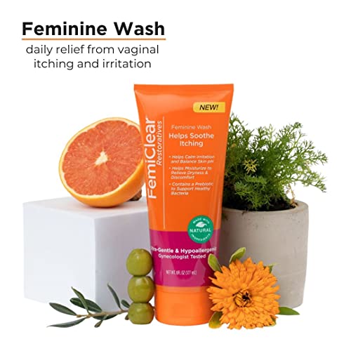 FemiClear Restoratives Soothing Feminine Wash - Feminine Care Wash for Itching & Irritated Skin FemiClear uk supplements
