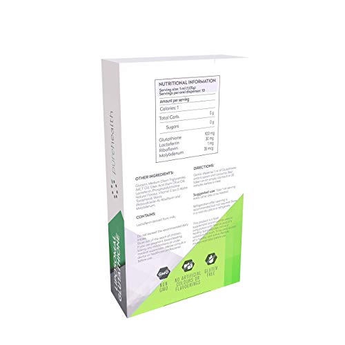 The Most Bioavailable Liposomal Glutathione on The Market Unique Patented Formula Pure Health uk supplements