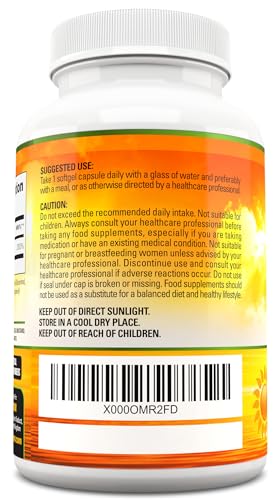 Vitamin D 4,000 IU Softgels, Maximum Strength Vitamin D3 Supplement, 365 Easy to Swallo Vita Premium uk supplements