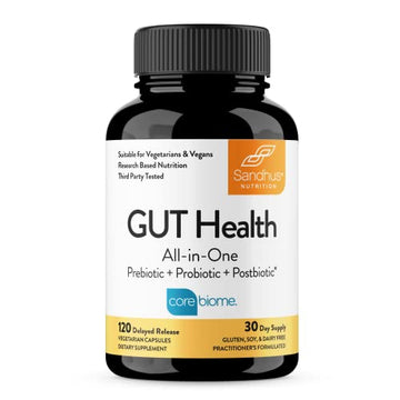 Sandhu's Gut Health - Prebiotic, Probiotic, Postbiotic & L-Glutamine – Digestive Health Sandhu's uk supplements
