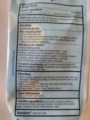 Curist 5% Lidocaine Cream Maximum OTC Strength Topical Pain Relief OTC - 12 oz (Pack of 2) XL Tube 5 Percent Lidocaine Numbing Cream to Numb Effectively (2 Pack - 6 oz Tube) Curist uk supplements