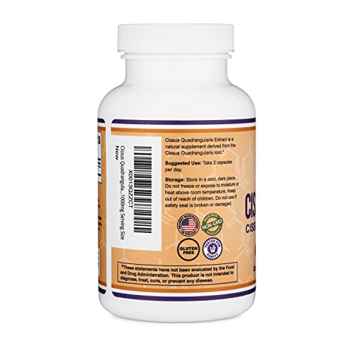Cissus Quadrangularis Super Extract, 150 Capsules, Manufactured in The USA, Dietary Double Wood Supplements uk supplements