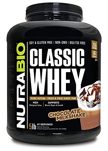 NutraBio Classic Whey Protein Powder- Full-Spectrum Amino Acid Profile - No Fillers NutraBio uk supplements