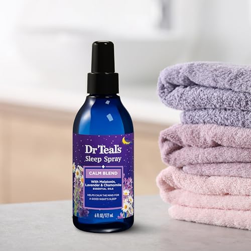 Dr Teal's Sleep Spray with Melatonin & Essential Oil Blend, 6 fl oz (Pack of 3) Dr Teal's uk supplements