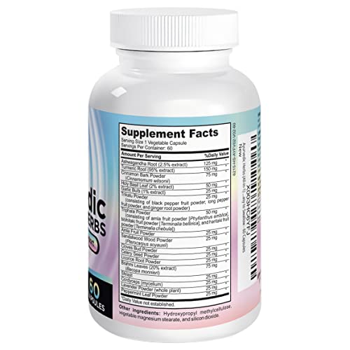 Ayurvedic Herbs (All-in-1) Supplement 2-Month Supply - Ayurveda Mind, Body & Spirit Herb Elevate Recovery Supplements uk supplements