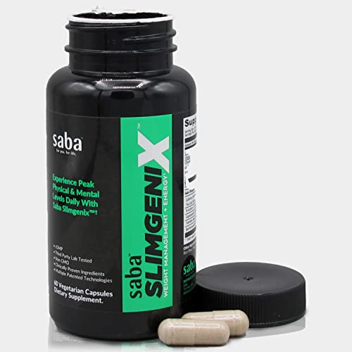 Saba SlimGenix -Energy, Weight Management, Appetite Control, Focus, Fat Burner Saba uk supplements