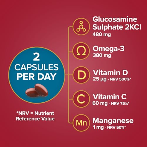 Seven Seas JointCare Supplex, With Glucosamine, Omega-3, Vitamins C, D and E Seven Seas uk supplements