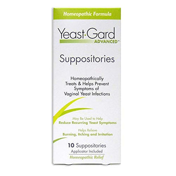Yeast-Gard Advanced Homeopathic Suppositories 10 ea Women's Health uk supplements