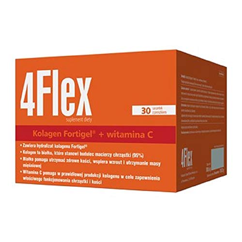 4 Flex HYDROLYZATE FORTIGEL Generation Collagen 30 sachets Yawhevg uk supplements