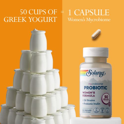 SOLARAY Mycrobiome Probiotic Women’s Formula, 24 Strains Plus Prebiotic Inulin SOLARAY uk supplements