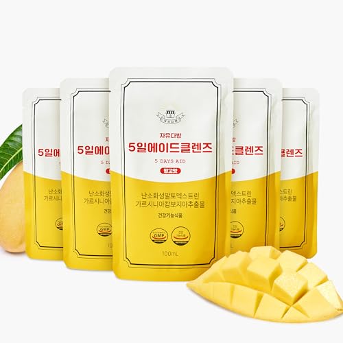 JAYU FreedomCafe 5 Day Detox Cleanse Ade Mango Flavor - 5 Pack (16.90oz) - Supports JAYU uk supplements