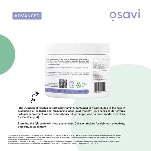 Osavi Collagen Peptides - Joints & Bones - 153g OSAVI uk supplements