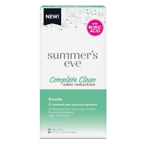 Summer's Eve Feminine Douche, Complete Clean Odor Reduction with Boric Acid Complex, 2 Units Summer's Eve uk supplements