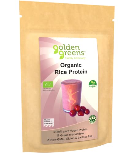 Golden Greens Organic Rice Protein Powder 250 g Golden Greens uk supplements