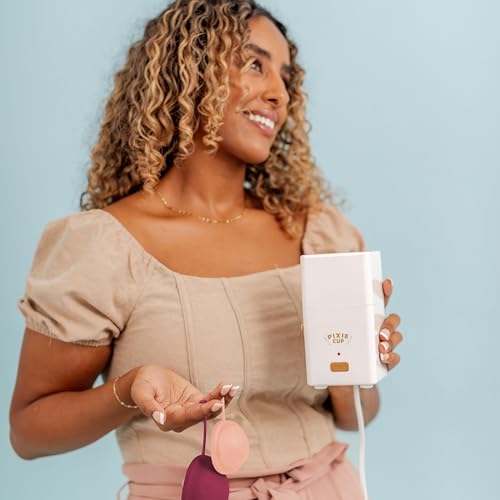 Pixie Menstrual Cup Sterilizer + Large & Small Pixie Disc - Kill 99.9% of Germs with Menstrual Cup Pixie Cup uk supplements