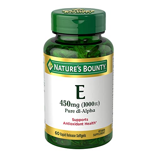Nature's Bounty Vitamin E 1000 IU Softgels, Supports Antioxidant Health & Immune System Nature's Bounty uk supplements
