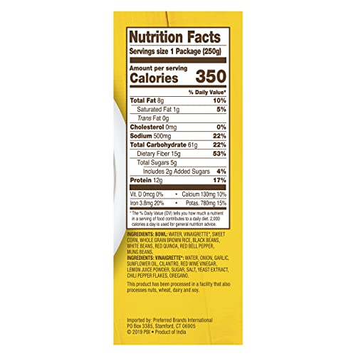 TASTY BITE Mexican Protein Bowl, 8.8 Ounce, Pack of 6, Ready to Eat, Microwaveable TASTY BITE uk supplements