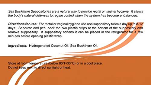 Suppositories with Sea-Buckthorn Oil (10 pcs) Sudopo plk uk supplements